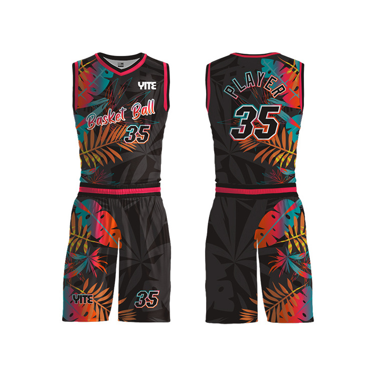 Custom your own team neon pink basketball jersey youth sequin basketball uniform