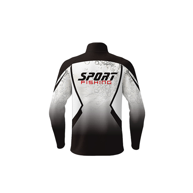 Wholesale customized blank fishing shirts tops high quality sublimation quick dry fishing  jersey