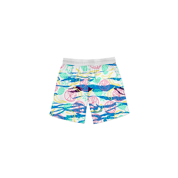 Sublimation Printed swim trunks wholesale custom blank board shorts boys board shorts