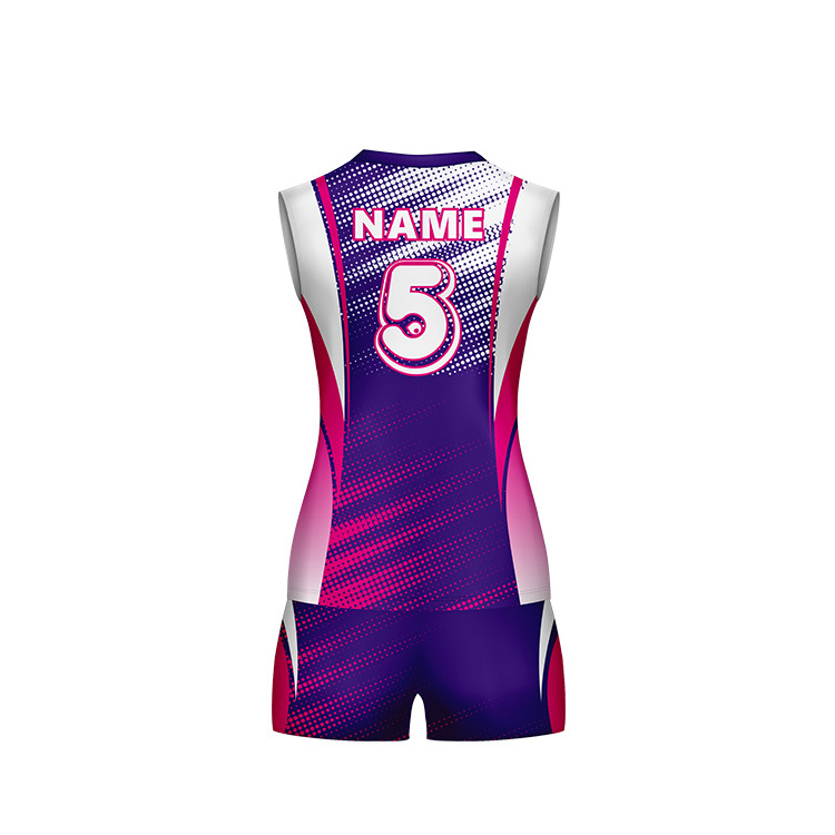 Design your own colors volleyball wear custom sublimation printed shorts sleeveless mens beach volleyball uniforms