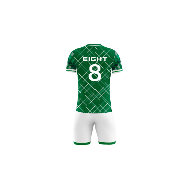 soccer jersey 2022 2023 soccer kit set uniforms with socks green white soccer wear custom