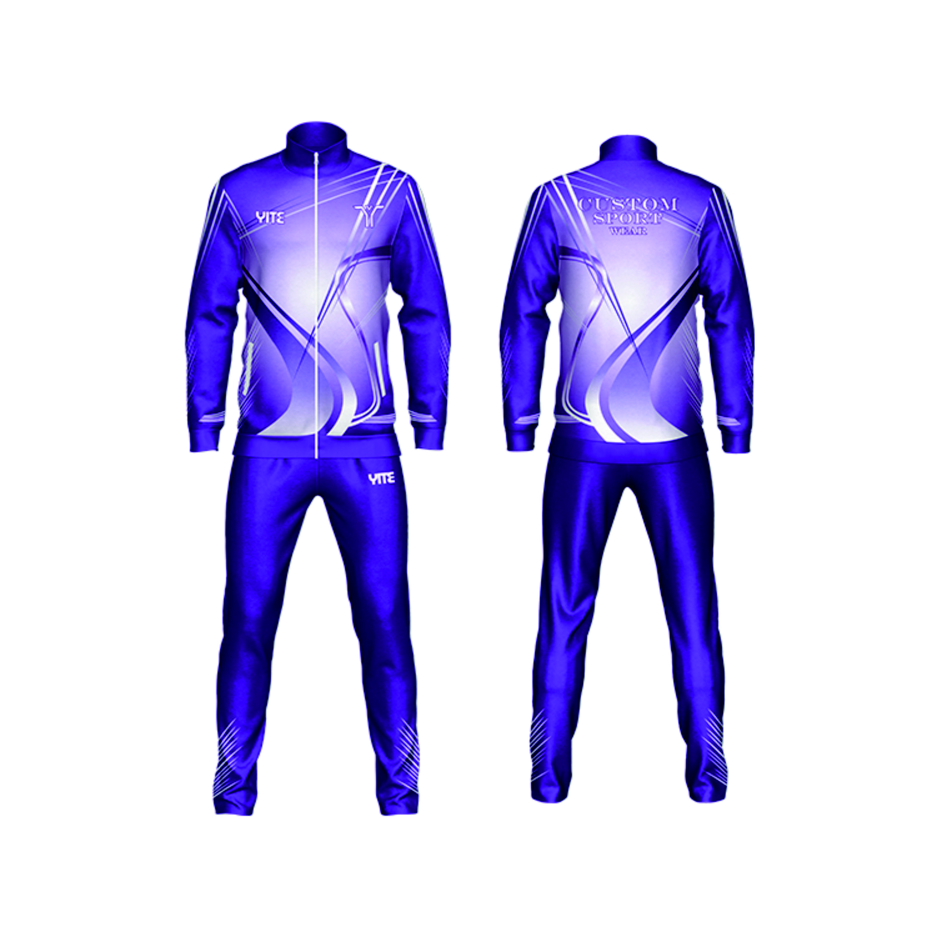 wholesale custom purple tracksuit high quality polyester tracksuits design your own tracksuit