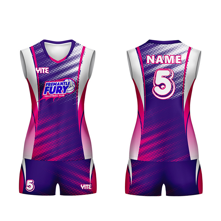 Design your own colors volleyball wear custom sublimation printed shorts sleeveless mens beach volleyball uniforms