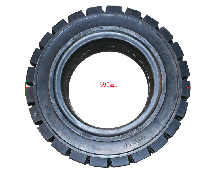 Wholesale Forklift Tire, Forklift Parts 5.00-8, 6.00-9, 7.00-9, 7.50-15, 8.15-15 (28*9-15) Rubber Solid Tyre