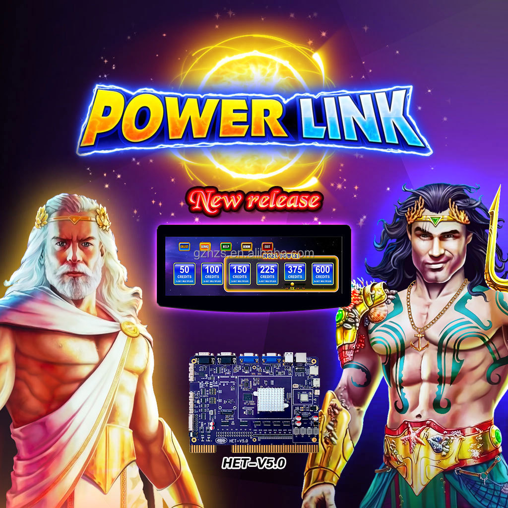 Power Link 2 in 1 Zeus and Neptune game jamma multi game board vertical