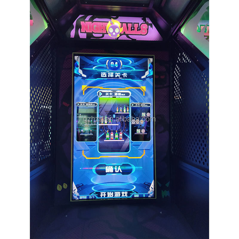 Coin Operated Shooting Throw Ball Video Redemption Arcade Game Machine