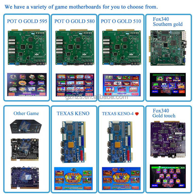 FOX340s Gold Touch game board multi game board 7 in 1