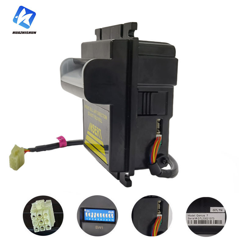 Stacker bill acceptor ict G7L bill acceptor with cash box for vending machine