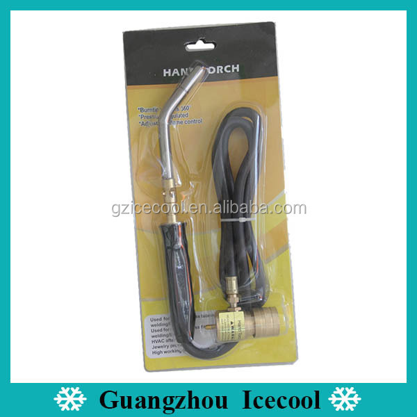 1100 degree high flame temperature jewelry gas torch LV-C with 1.5m hose