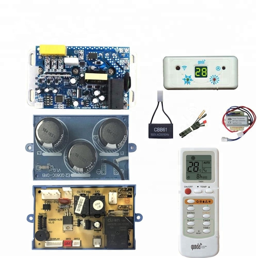 Qunda Wall-mounted & Split inverter air conditioner universal computer control pcb board QD80C for 1-1.5 HP