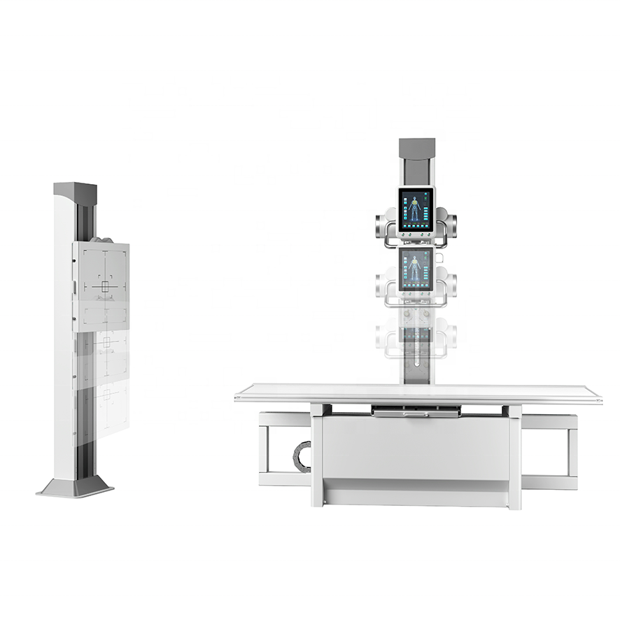 IN-32KW Medical Radiology Diagnostic Equipment 5kw/ 8kw High Frequency Dr X Ray System Mobile Digital Veterinary Xray Machine