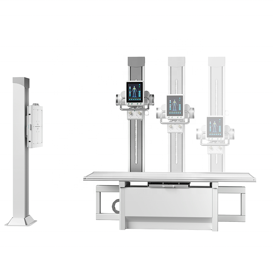 IN-32KW Medical Radiology Diagnostic Equipment 5kw/ 8kw High Frequency Dr X Ray System Mobile Digital Veterinary Xray Machine