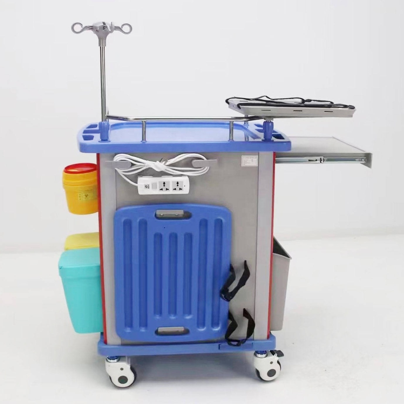 IN-75001B Hospital Grade Medical Supply Treatment Transfer Trolley Medication Cart With Cheaper Price