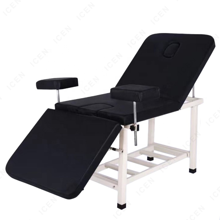 IN-G001A Factory Portable Exam Table Stirrups Gynecological Obstetric Examination Bed Gynecology Delivery Obstetric Bed