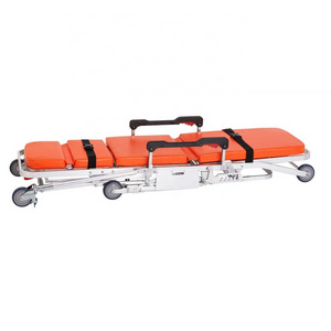 IN-3E Cheap Price Used Hot Manual Portable Heavy Duty Ambulance Stretcher For Sale Ya-as02 Automatic Loading Ambulance Stretcher