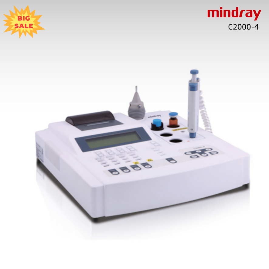 Mindray C2000-4 Coagulometer Analyzer / Semi-auto Blood Coagulation Analyzer 4 Testing Channels Coagulation Analyzer Machine