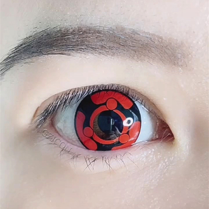 wholesale eyewear crazy eyes anime cosplay Itachi sharingan contact lenses