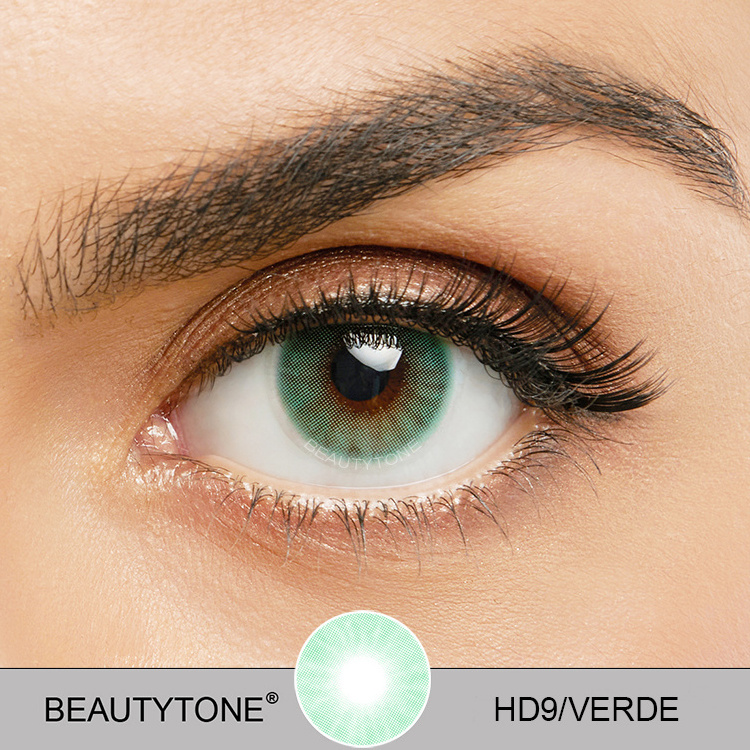 HD Marine 1 tone green contact lenses eye color lens wholesale 1 year very cheap colored contacts