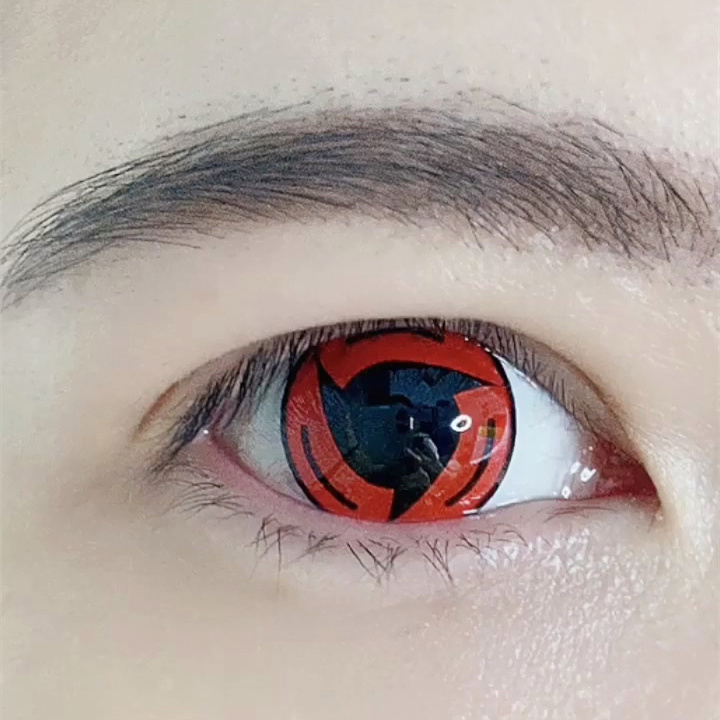 wholesale eyewear crazy eyes anime cosplay Itachi sharingan contact lenses