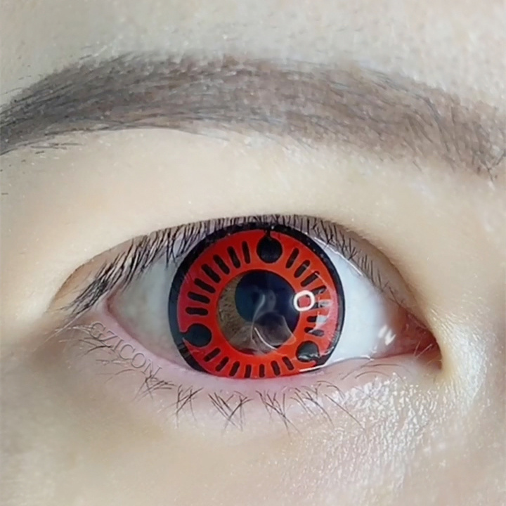 wholesale eyewear crazy eyes anime cosplay Itachi sharingan contact lenses