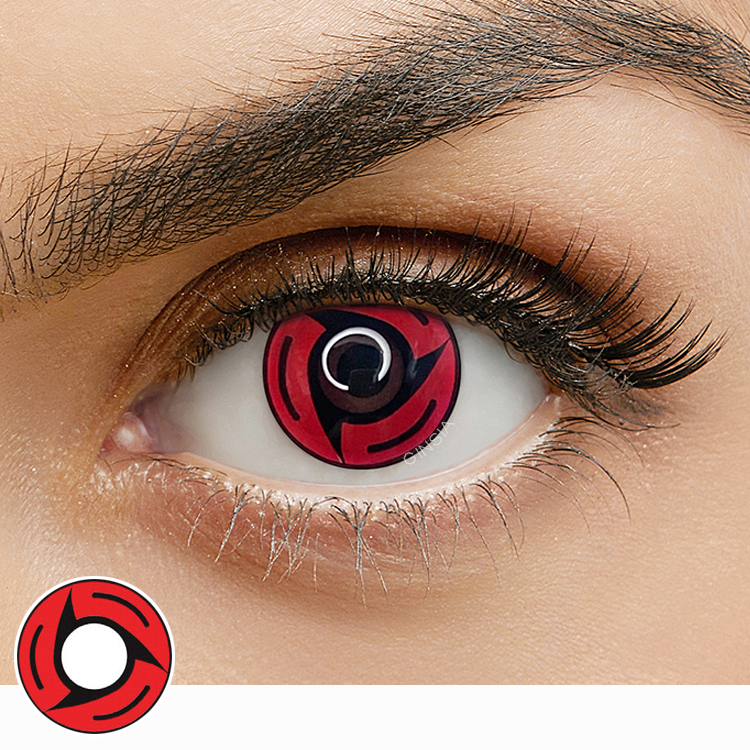 HOT wholesale color eye contact lens anime cosplay supplier cosmetic sharingan contact lenses