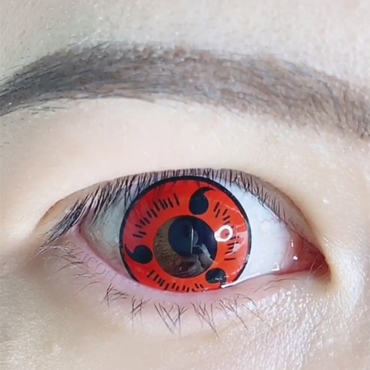 wholesale eyewear crazy eyes anime cosplay Itachi sharingan contact lenses