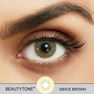 Dream ice brown Fancy look high quality beautiful color 1 2 3 tone aurora colored contact lenses