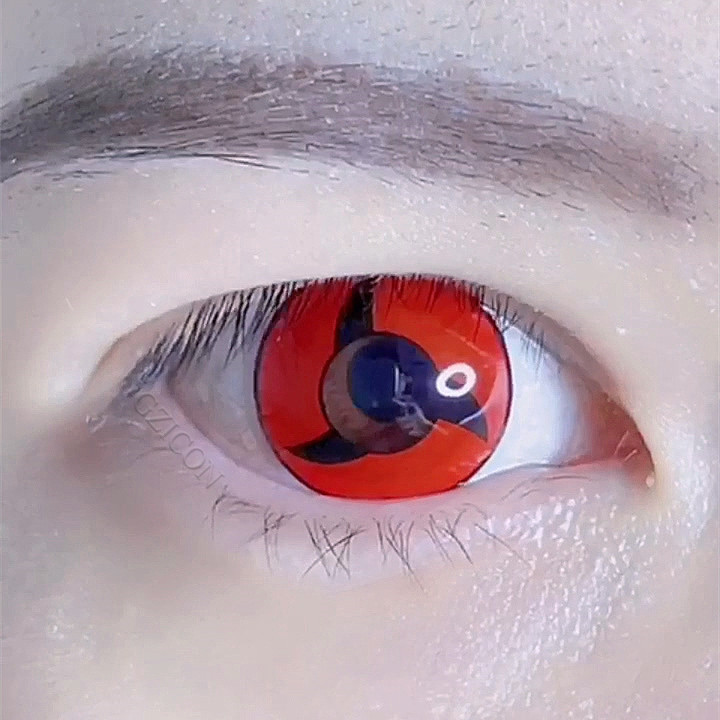 crazy cosplay color contact lens for fun Itachi sharingan eye lenses