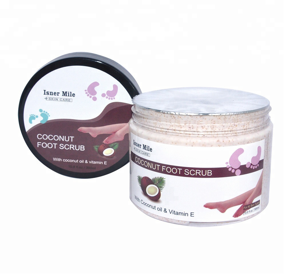 [In Stock]Foot Care Natural and Moisturizing Coconut Oil Foot and Body Scrub