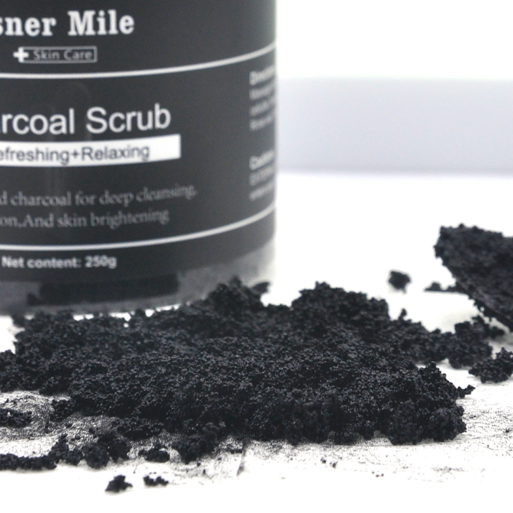 [In Stock]100% Charcoal Body Scrub  with function of Blackhead Remover & Anti Cellulite Treatment