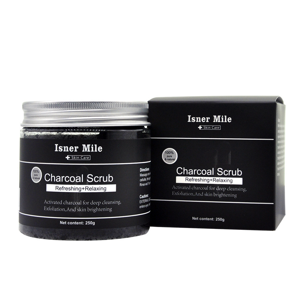 [In Stock]100% Charcoal Body Scrub  with function of Blackhead Remover & Anti Cellulite Treatment