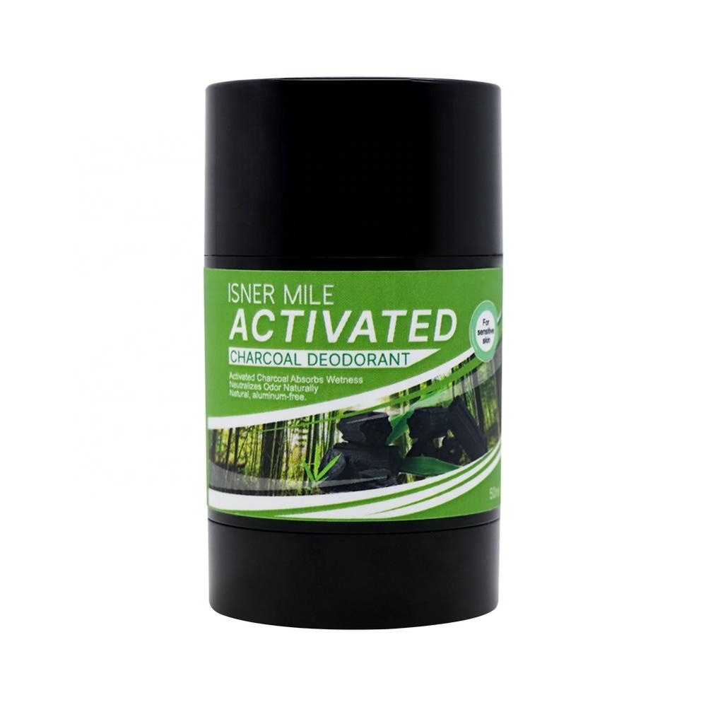 Cruelty Free Natural Aluminum-Free Organic Healthy Activated Charcoal Deodorant Stick for Male Stay All Day