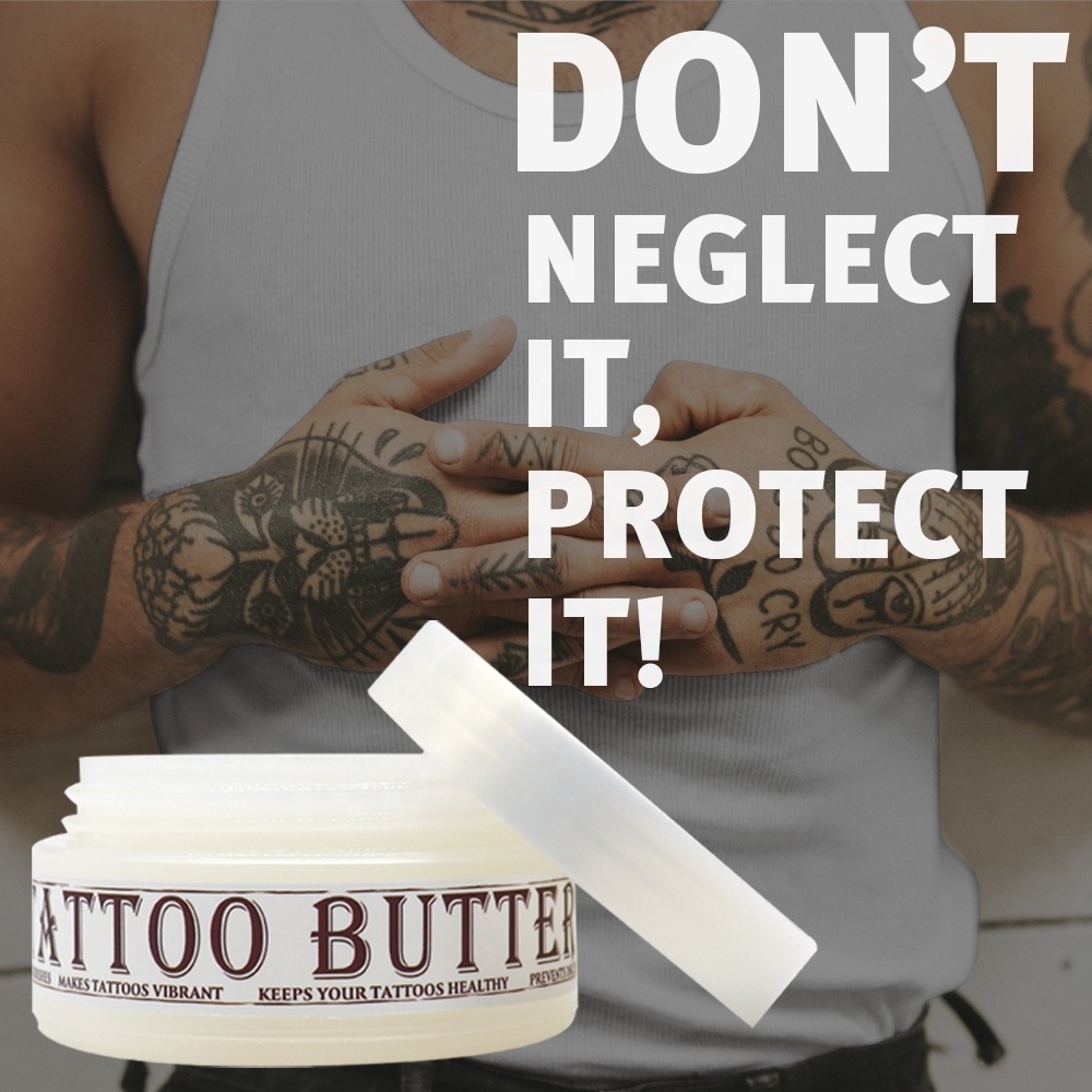 100% Vegan Tattoo Healing Balm Tattoo Aftercare Butter Cream