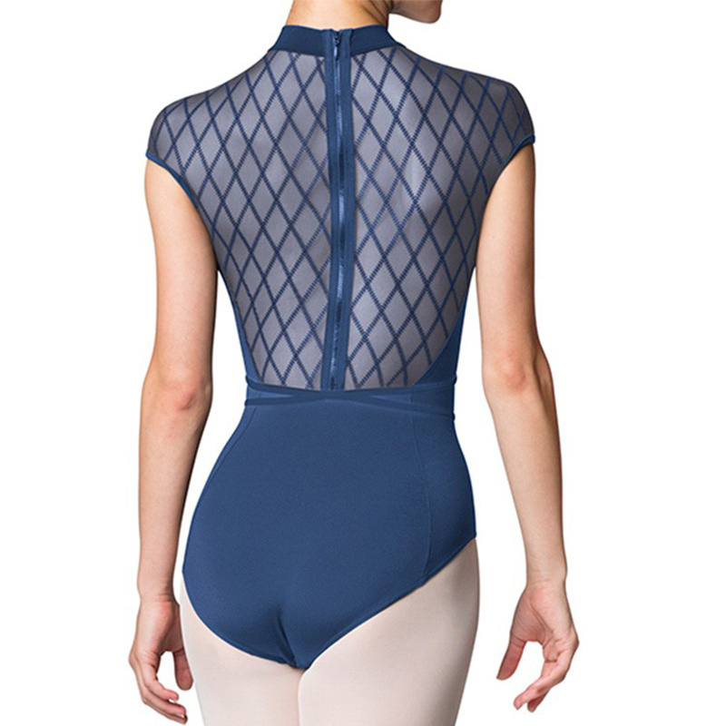 gymnastic leotard women sexy leotard mesh design