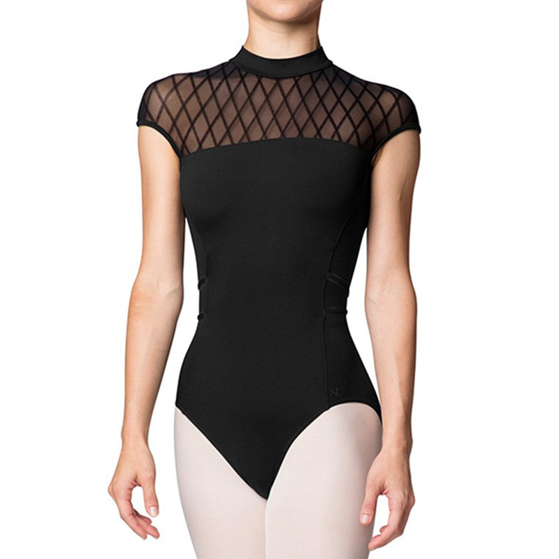 gymnastic leotard women sexy leotard mesh design