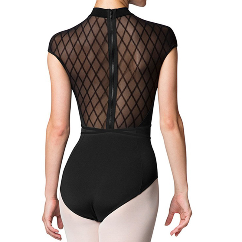 gymnastic leotard women sexy leotard mesh design