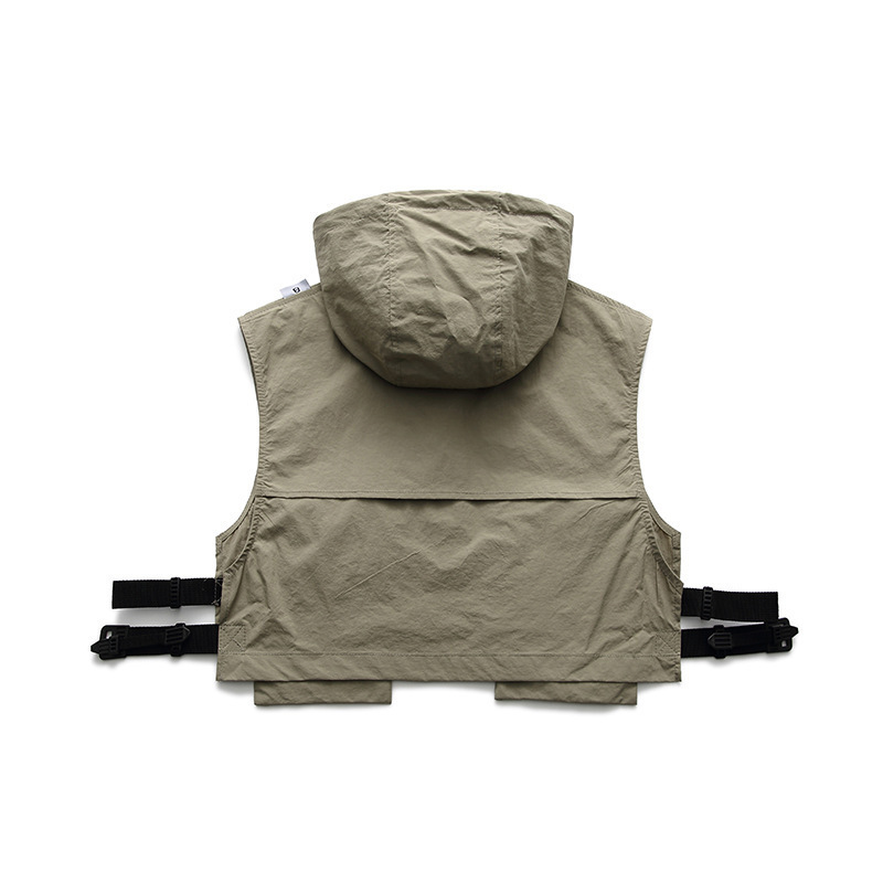 mens Outdoor Sport Hunting Retro Cargo Sleeveless Mesh Custom Flying Waistcoats Pack Jacket Fishing Photography Vest