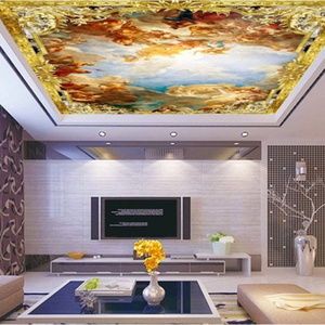 guangzhou ihouse European character oil painting ceiling wall painting paper