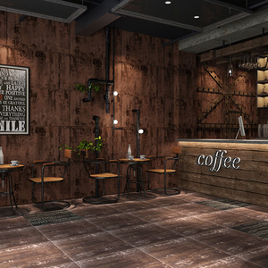 2019 guangzhou Ihouse modern pure colors designs fashion wallpaper for coffee shop office