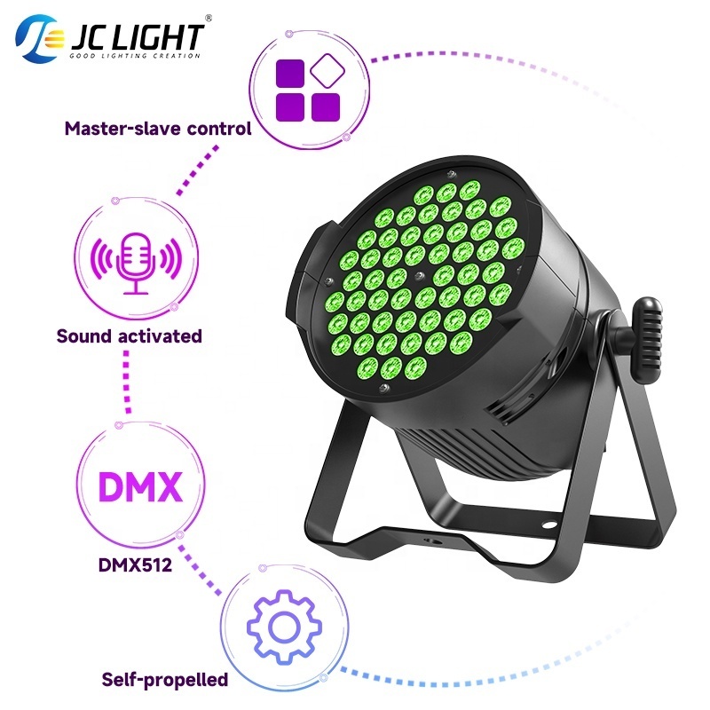 Fast Delivery Dmx512 Sound Activated Control Par Can 54x3w 54 Rgbw Led Par Light