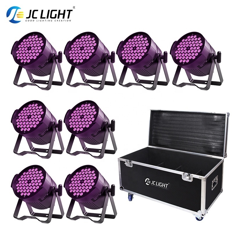 Fast Delivery Dmx512 Sound Activated Control Par Can 54x3w 54 Rgbw Led Par Light