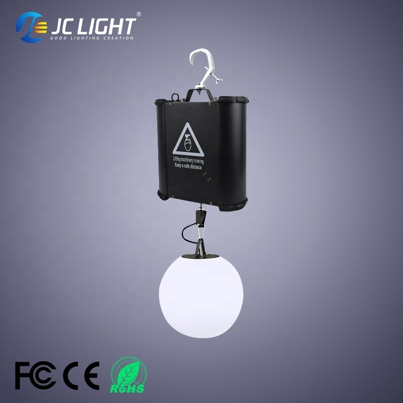 2023 6x5w 3in1 RGB Colorful Ceiling Kinetic Lift Ball Mixing Lifting 3d Winches Kinetic Ball Light