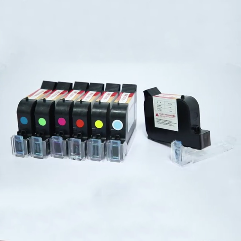 INCODE digital Expiry Date hp45 batch coding machine original imported black Red tij 2.5 solvent ink cartridge