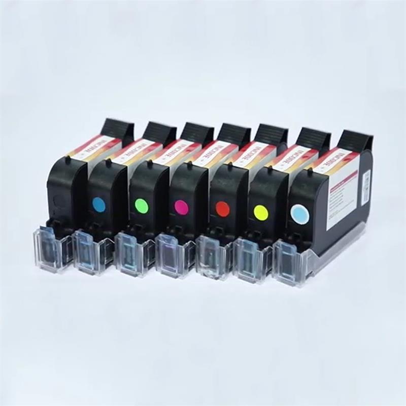 INCODE digital Expiry Date hp45 batch coding machine original imported black Red tij 2.5 solvent ink cartridge