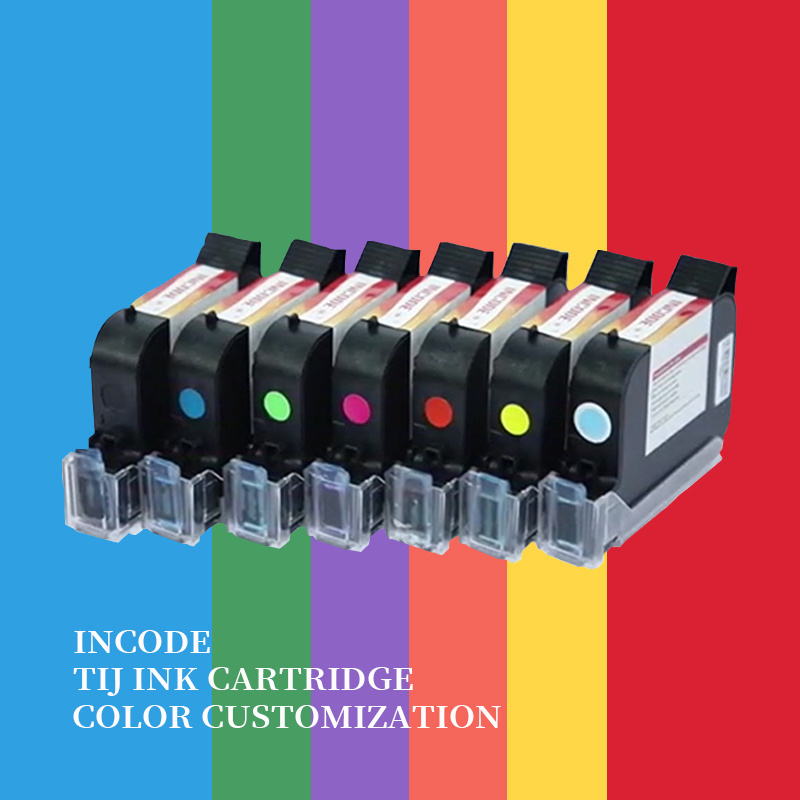 INCODE Fast Dry Solvent Toner Tij Tank Inkjet Printer Machine Ink Cartridge Black Full Valve None Chip Original Low Price 42ml