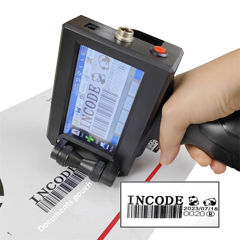 INCODE 12.7mm 25.4MM one inch print batch coding date code Thermal Inkjet Printer handheld logo machine with labeling