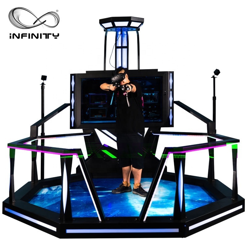 Large Space VR Walker Boxing Machine 9D Vr Game Simulator Kat Walk VR