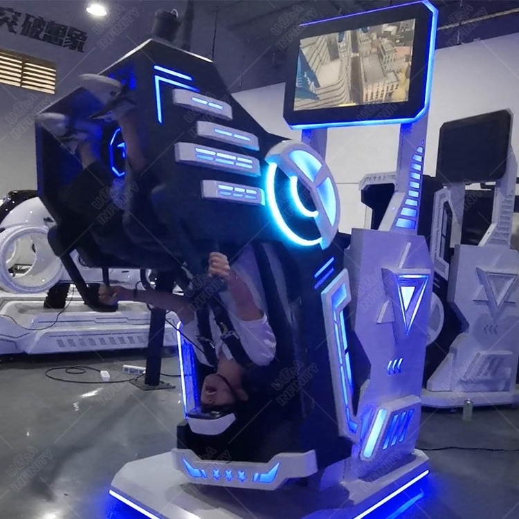 9D VR 360 Degree Rotation Gaming Simulator Dynamic Machine Vr Play Station Virtual Reality Simulator 9D Vr Chair Game Center