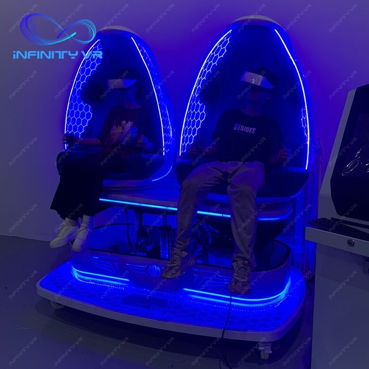 Earn Money Project Vr Games Virtual Reality 9D Egg Chair two seats 9D Egg Vr Cinema 9D Simulator Game For Vr Theme Park