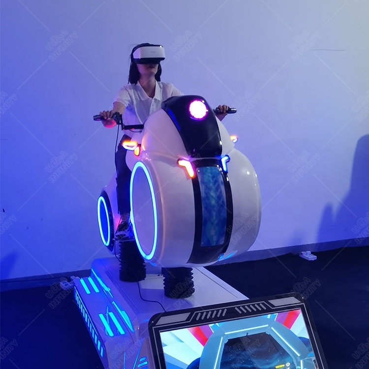 Factory Made Simulator Virtual Reality Arcade Racing Car Game Machine 9D Vr Motorcycle Real Driving Simulator